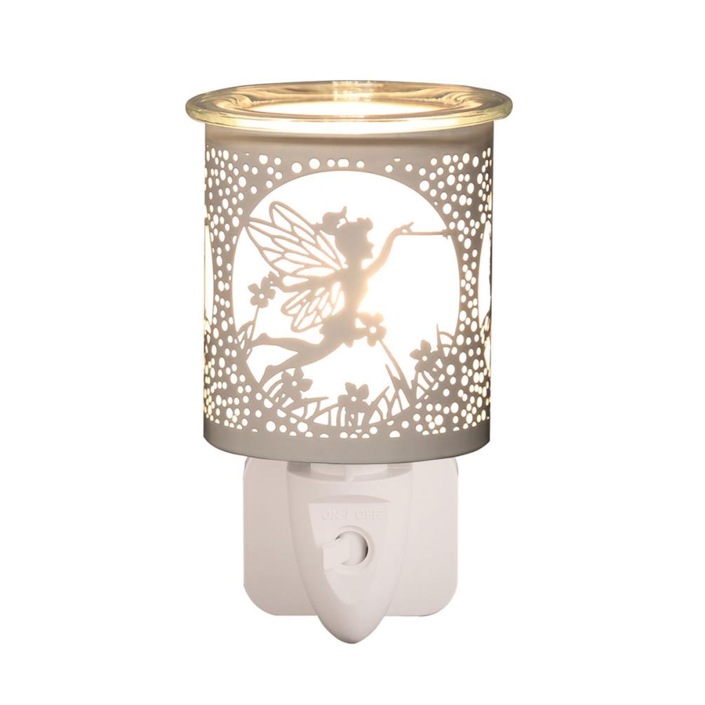 Aroma White & Gold Fairy Plug In Wax Melt Warmer £13.04